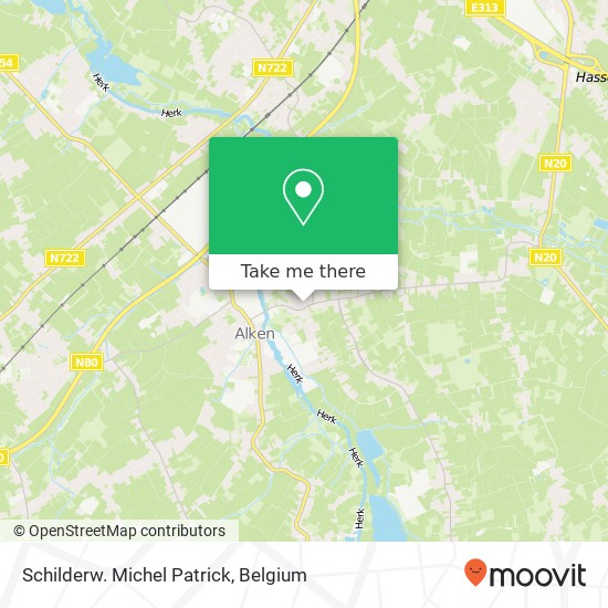 Schilderw. Michel Patrick map