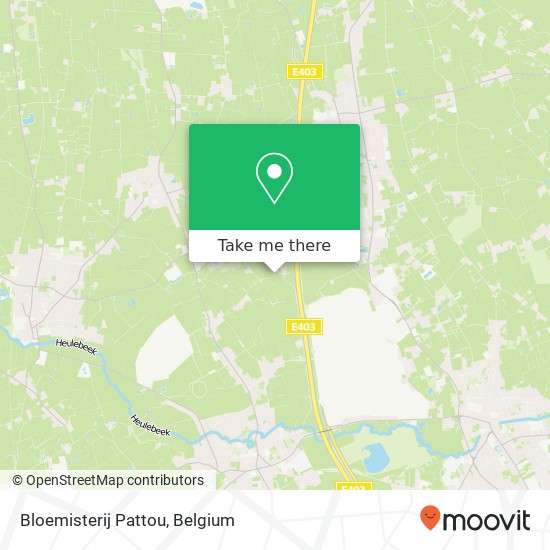 Bloemisterij Pattou map