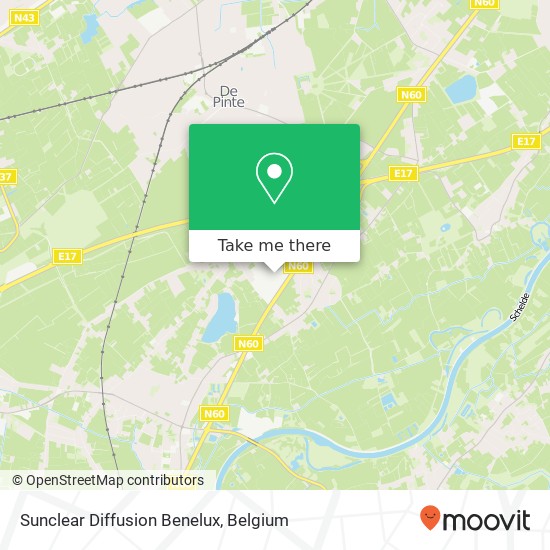Sunclear Diffusion Benelux map