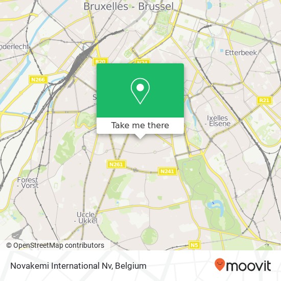 Novakemi International Nv map