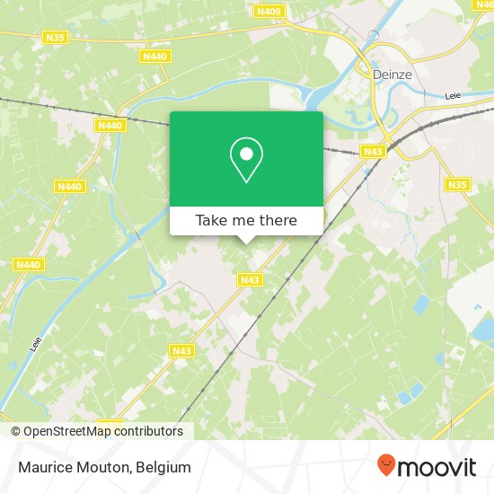 Maurice Mouton map