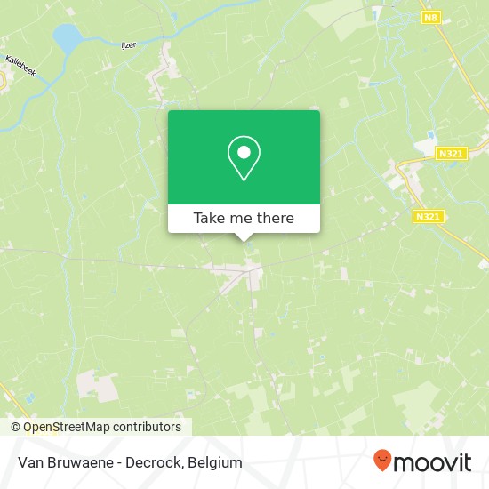 Van Bruwaene - Decrock map