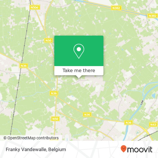 Franky Vandewalle map