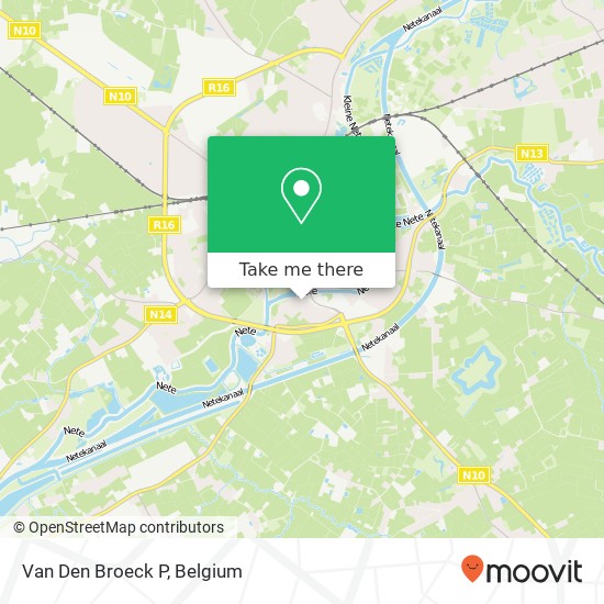 Van Den Broeck P map