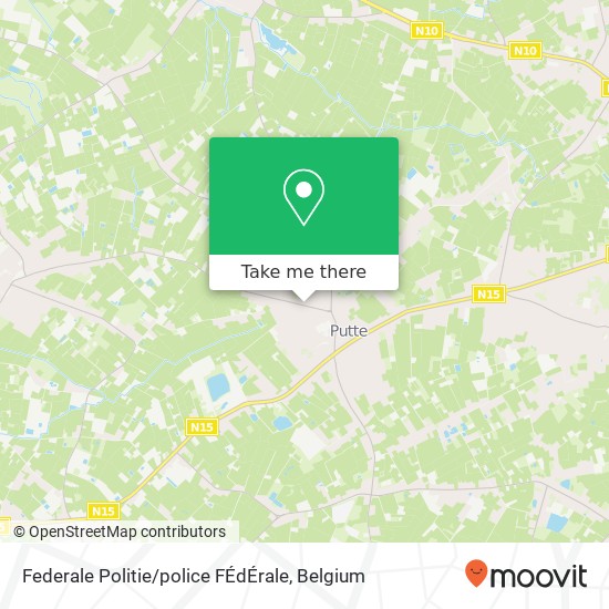 Federale Politie / police FÉdÉrale plan