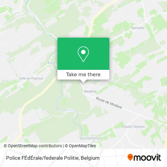 Police FÉdÉrale / federale Politie plan