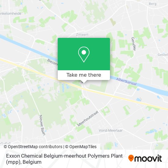 Exxon Chemical Belgium-meerhout Polymers Plant (mpp) map