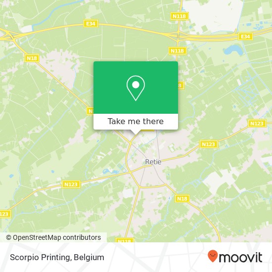 Scorpio Printing map