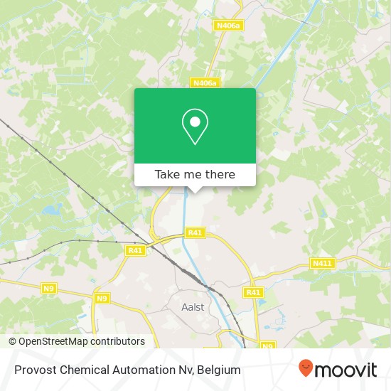Provost Chemical Automation Nv map