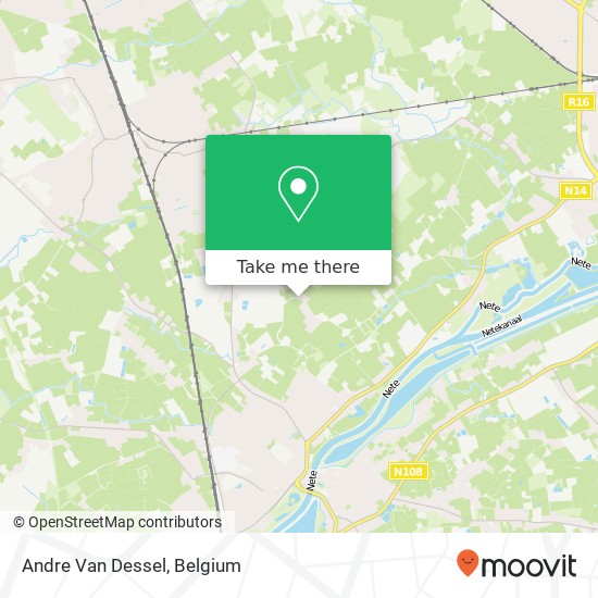 Andre Van Dessel map