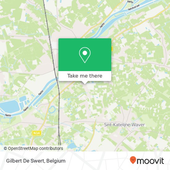 Gilbert De Swert map