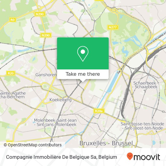 Compagnie Immobilière De Belgique Sa plan