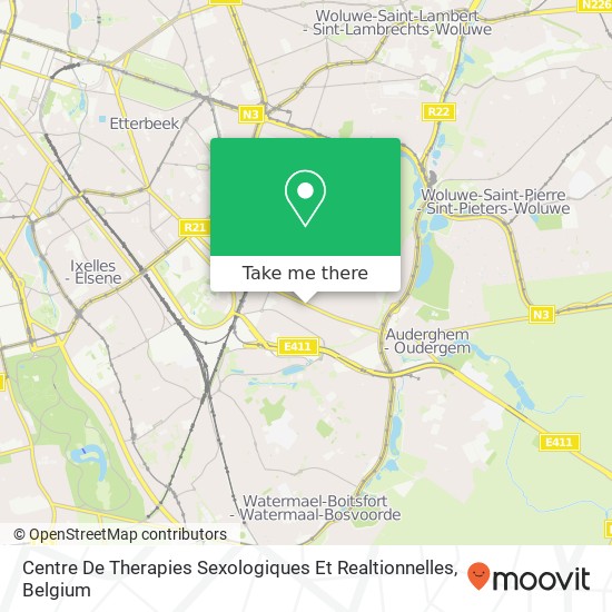 Centre De Therapies Sexologiques Et Realtionnelles map