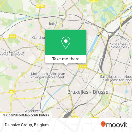 Delhaize Group map