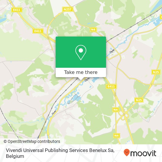 Vivendi Universal Publishing Services Benelux Sa map