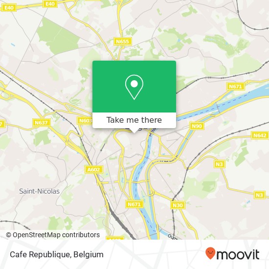Cafe Republique map