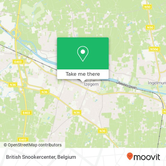 British Snookercenter map