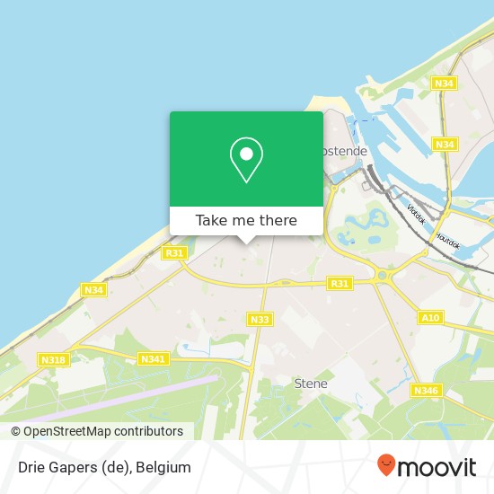 Drie Gapers (de) map