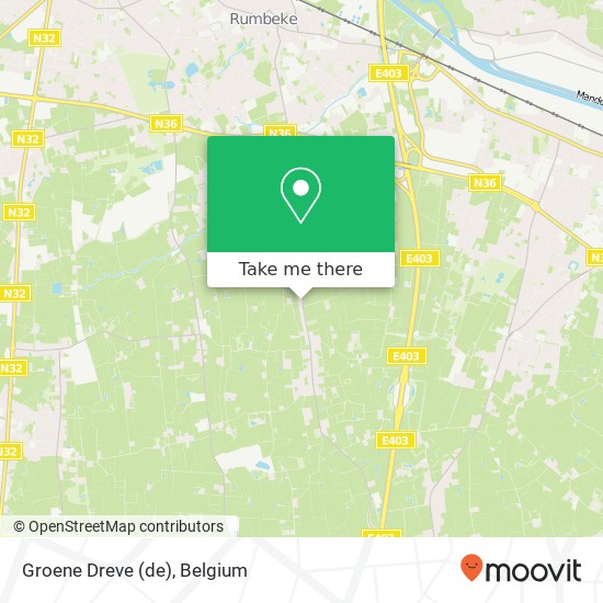 Groene Dreve (de) map