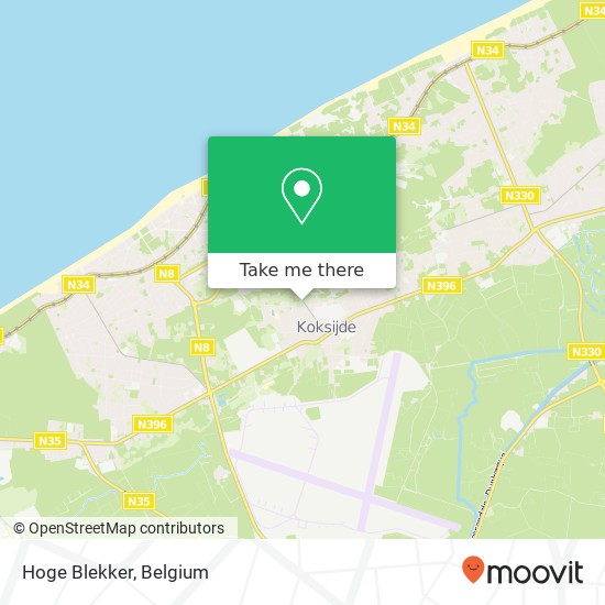 Hoge Blekker map