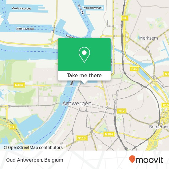 Oud Antwerpen plan