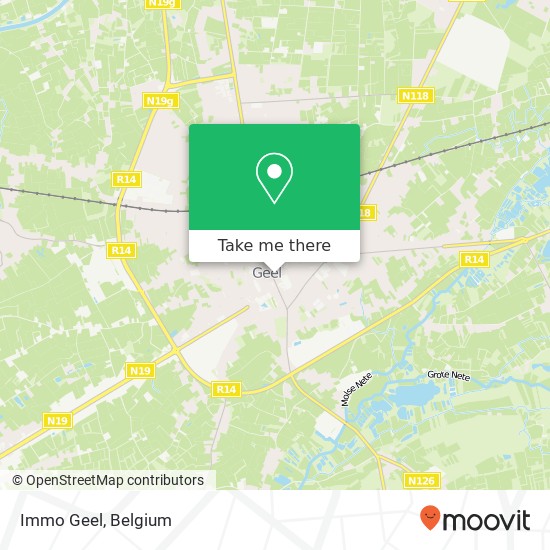 Immo Geel map