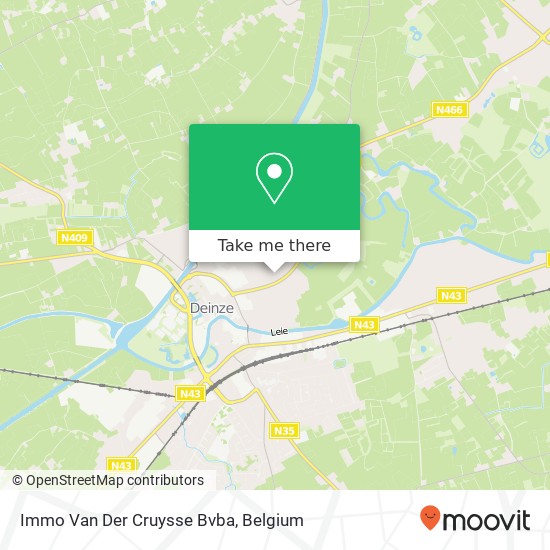 Immo Van Der Cruysse Bvba map