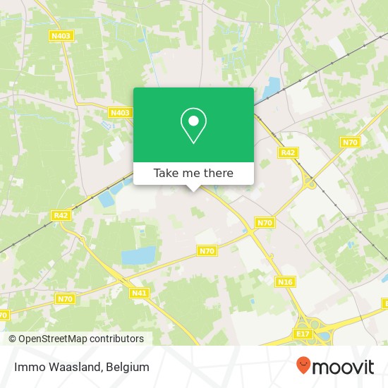 Immo Waasland map