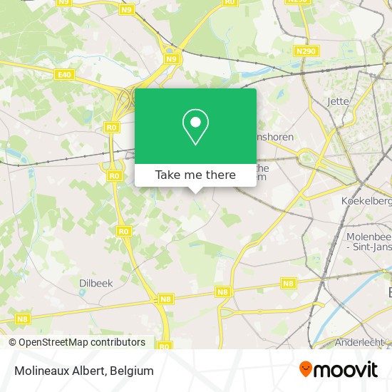 Molineaux Albert map