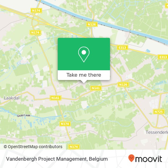 Vandenbergh Project Management map