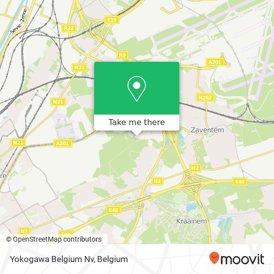 Yokogawa Belgium Nv map
