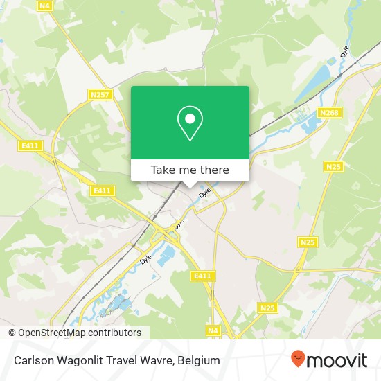 Carlson Wagonlit Travel Wavre plan