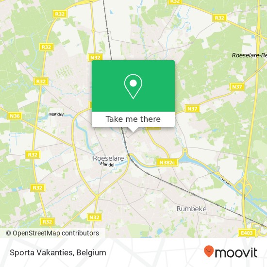 Sporta Vakanties map