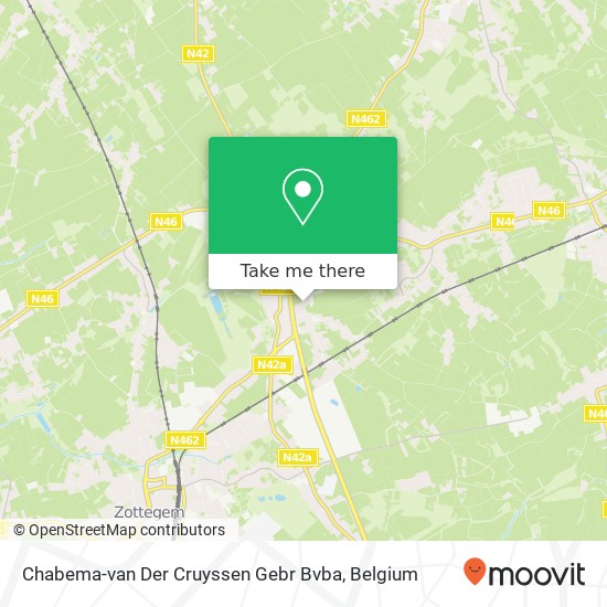 Chabema-van Der Cruyssen Gebr Bvba map