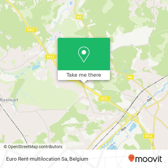 Euro Rent-multilocation Sa map