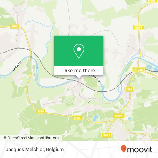 Jacques Melchior map