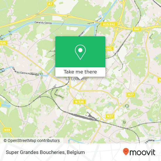 Super Grandes Boucheries map