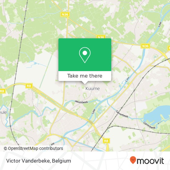 Victor Vanderbeke map
