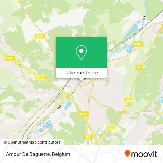 Amour De Baguette map