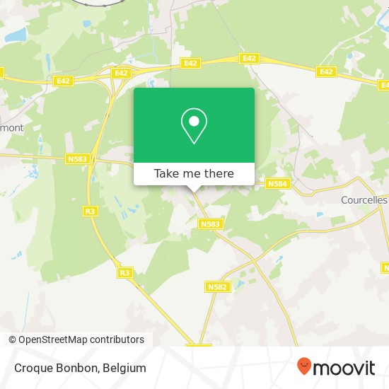 Croque Bonbon map