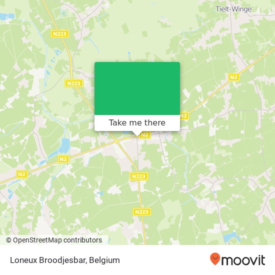 Loneux Broodjesbar map