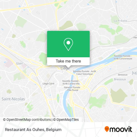 Restaurant As Ouhes plan