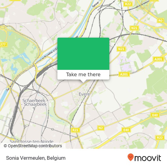 Sonia Vermeulen map