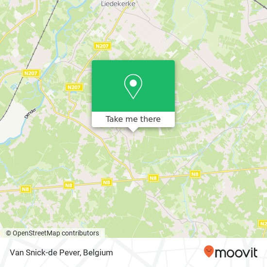 Van Snick-de Pever map