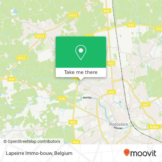 Lapeirre Immo-bouw map