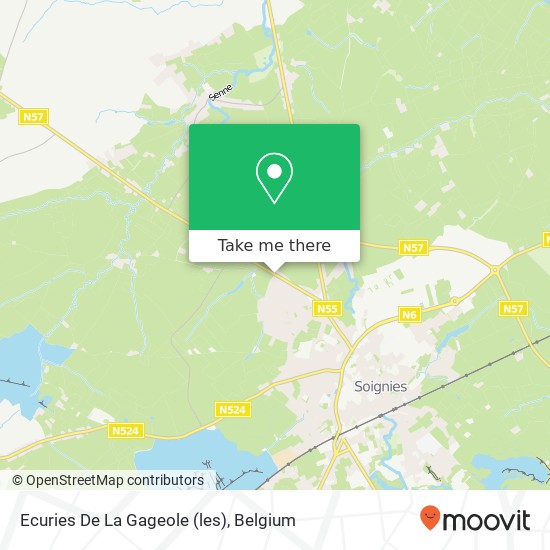 Ecuries De La Gageole (les) map