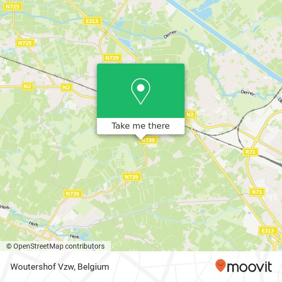 Woutershof Vzw map