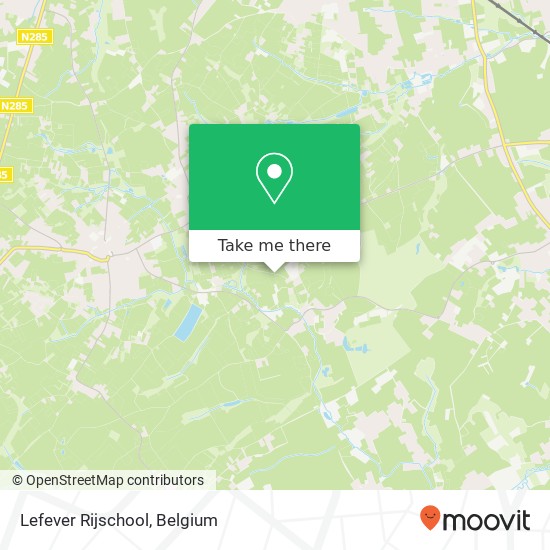 Lefever Rijschool map