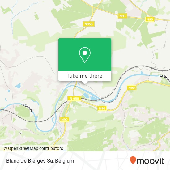 Blanc De Bierges Sa map