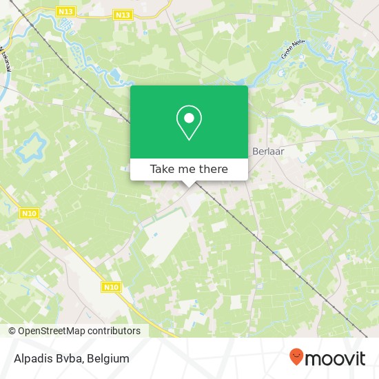 Alpadis Bvba map